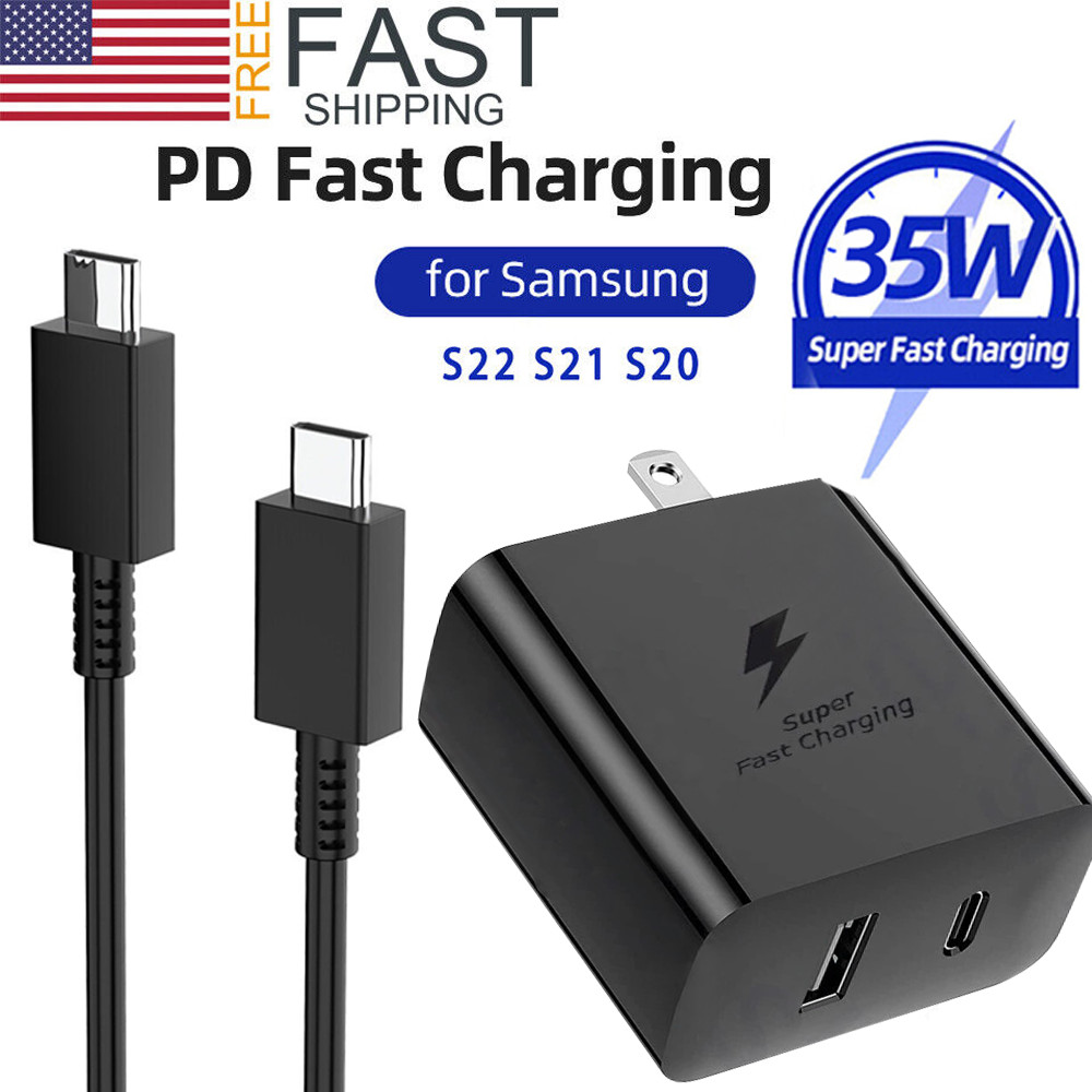 35W Super Fast Charger USB C for Samsung Android Phone Charger Fast Charging