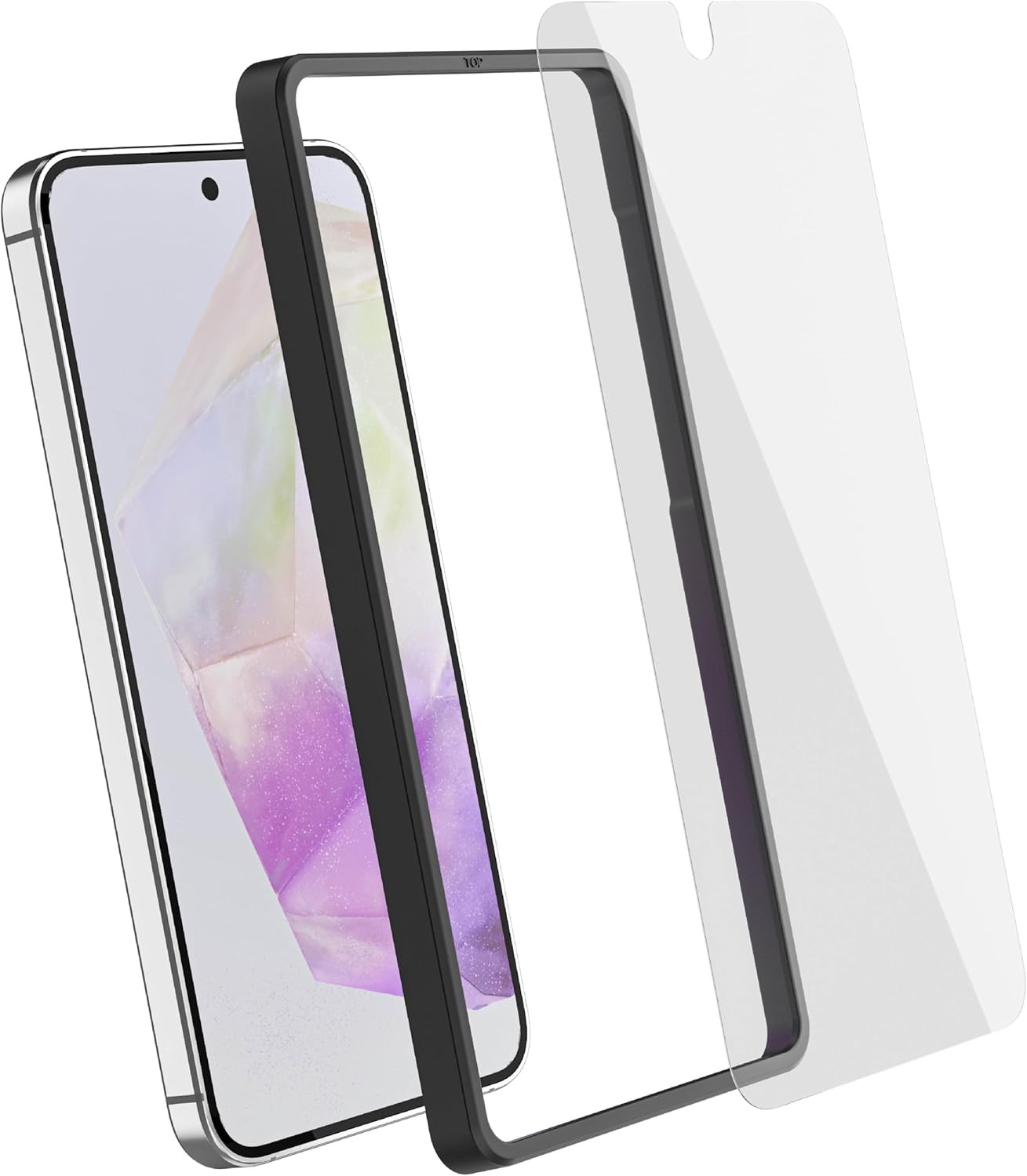 2PCS Screen Protector for Galaxy A35 & A55 6.6 Inch Full Coverage Tempered Glass
