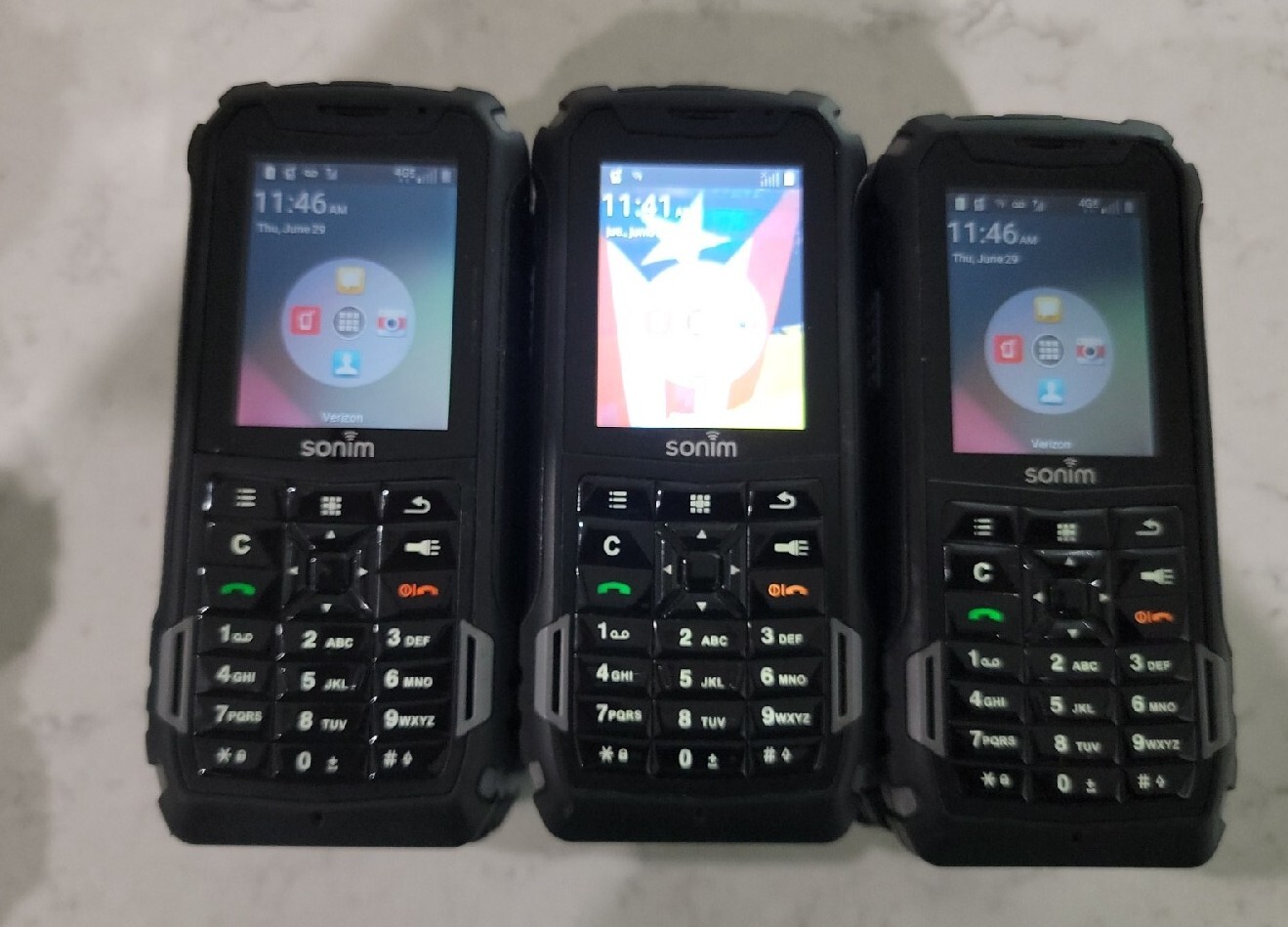 Lot Of 10 Sonim XP5 XP5700 – Black (Verizon) Rugged Phone
