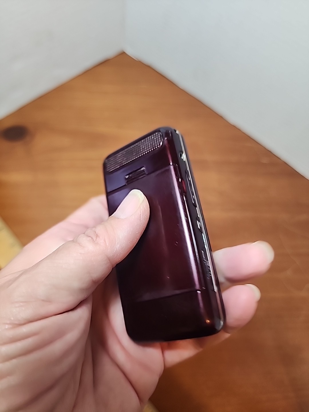 LG Chocolate 2 II VX8550 Burgundy Verizon Rare Slider Up Phone “UNTESTED” Read!