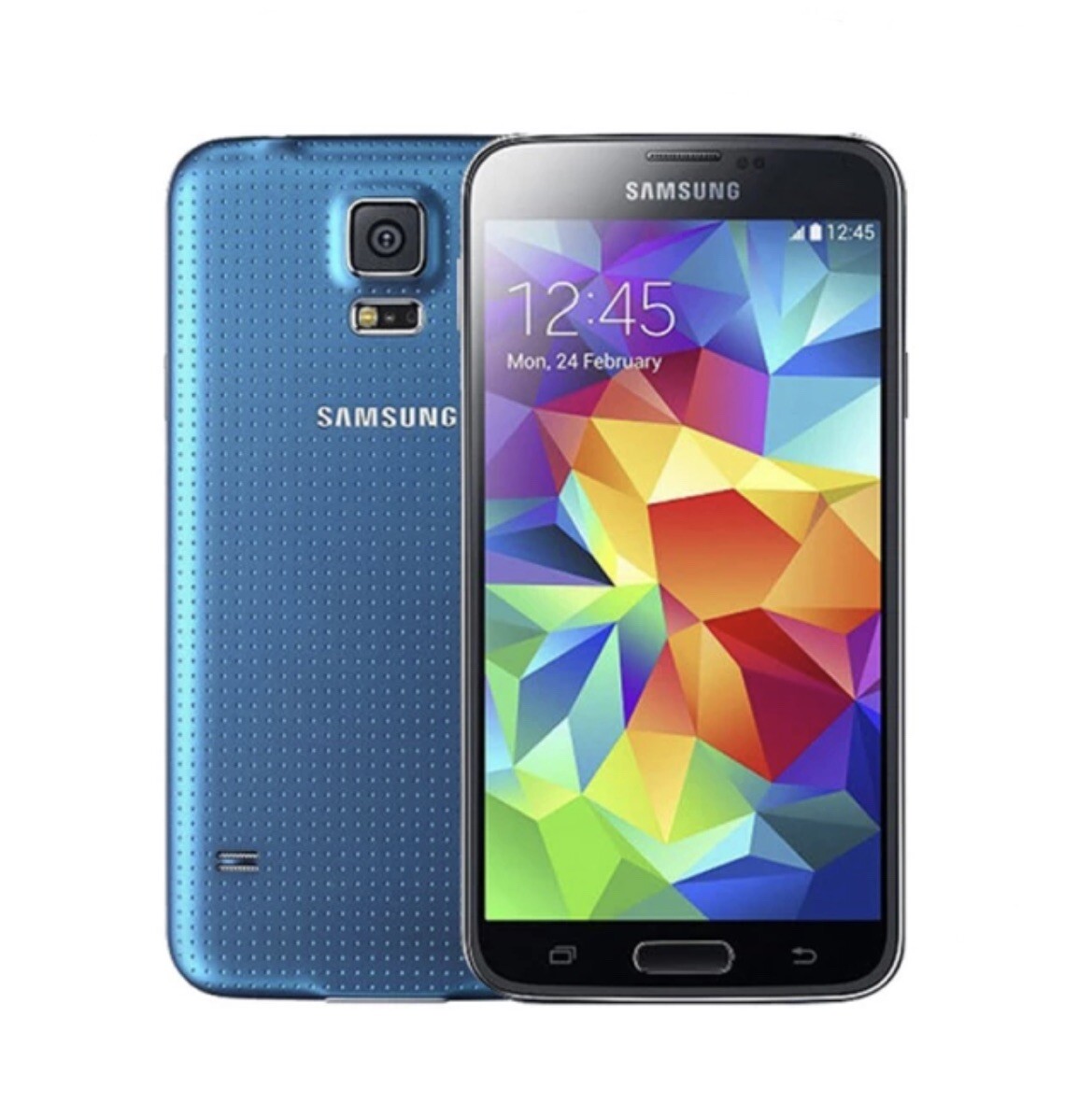 Samsung Galaxy S5 SM-G900I Smartphone Black / Electric Blue, All Parts Genuine✅