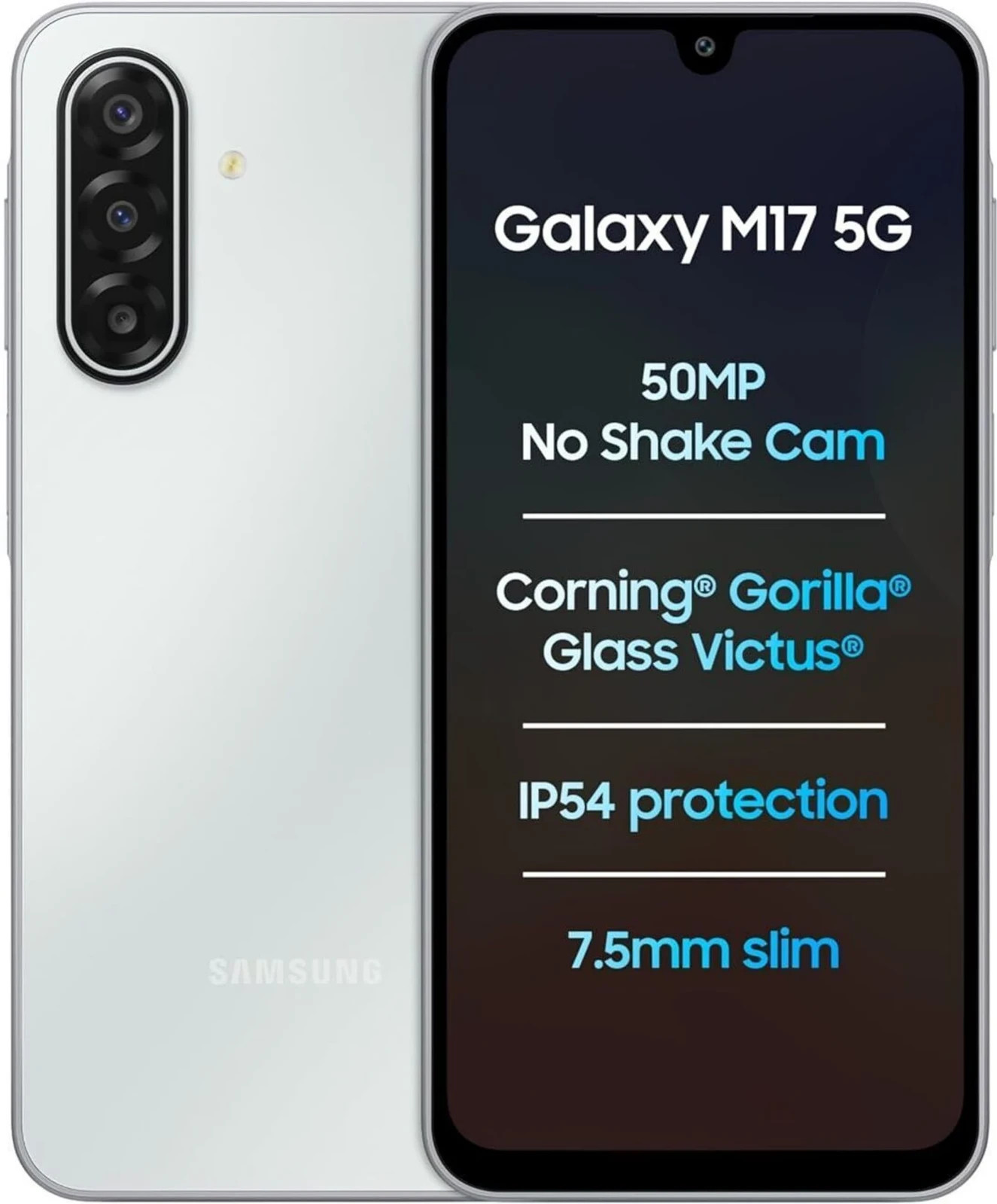 Samsung Galaxy M17 5G (Silver, 4GB RAM, 128GB ) Exynos 1330 Global Version
