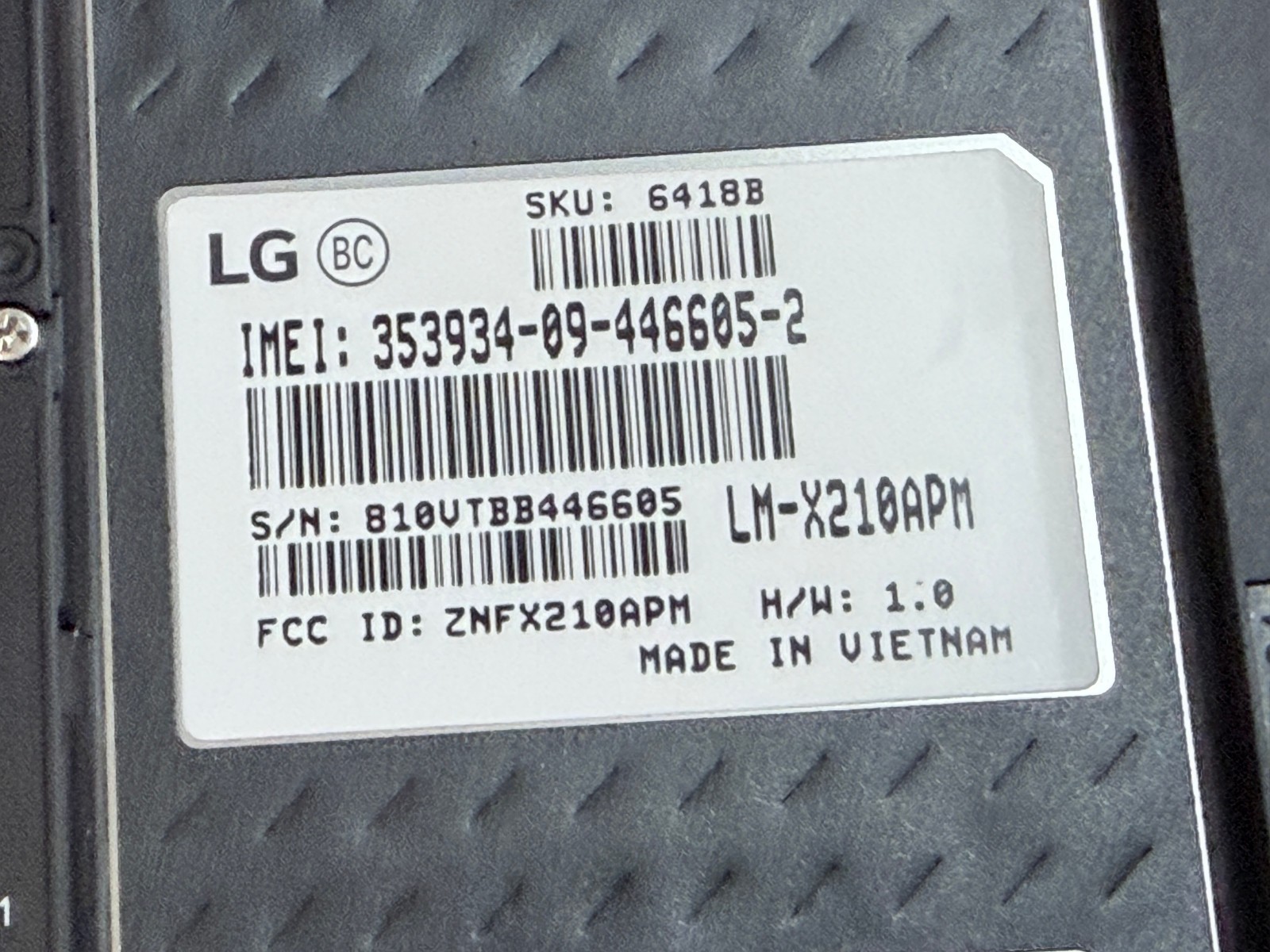 AT&T LG LM-X210APM Phoenix 4 Android 4G LTE Smart Cell Phone *SIM TRAY ISSUE*