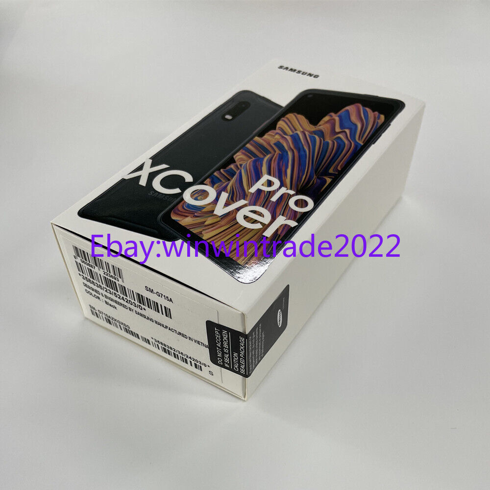 Samsung Galaxy Xcover Pro SM-G715U1/ G715FN/DS Unlocked(Any Carrier)- New Sealed