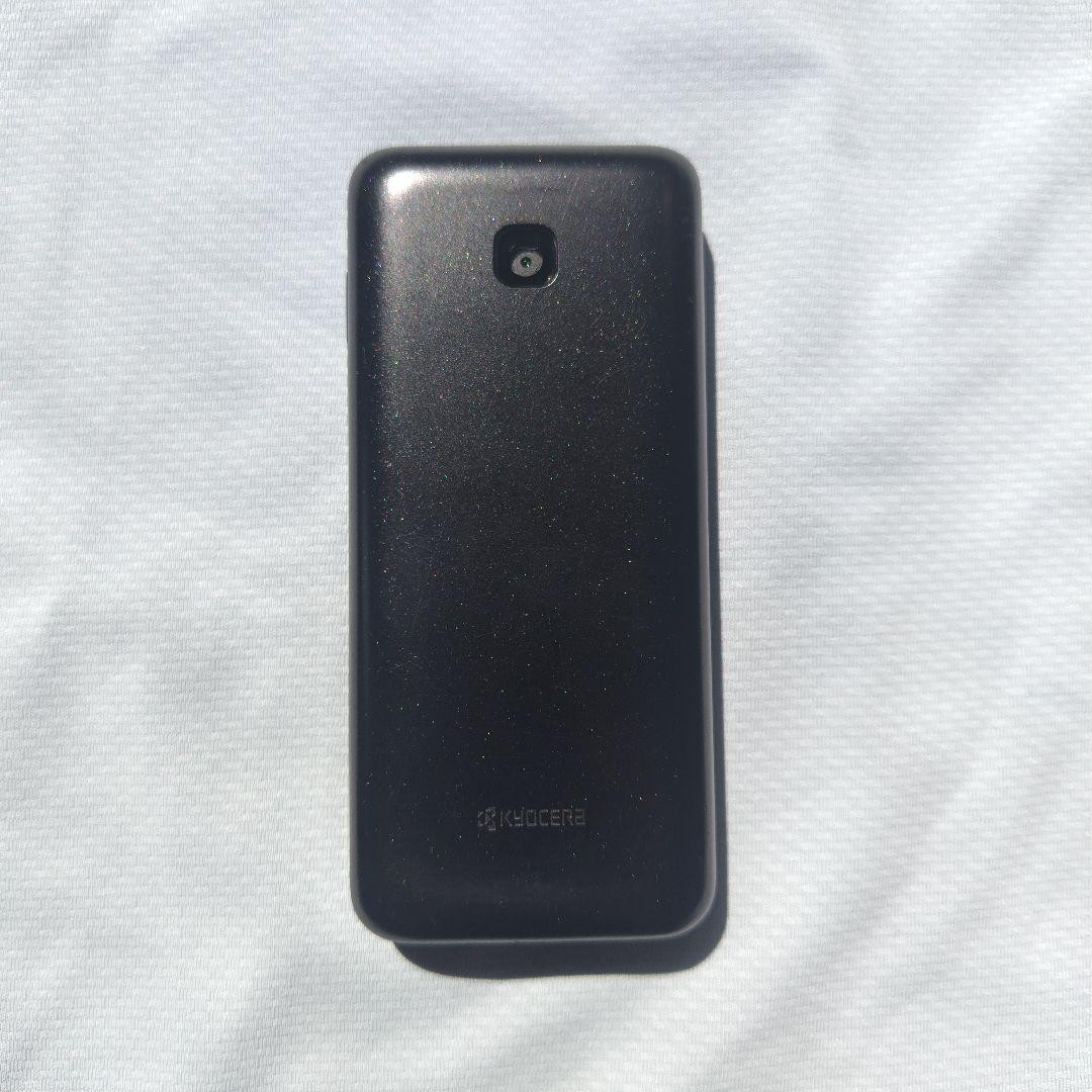 Kyocera au Kyf42 Black Mobile phone Japanese Flip phone Garakei Keitai