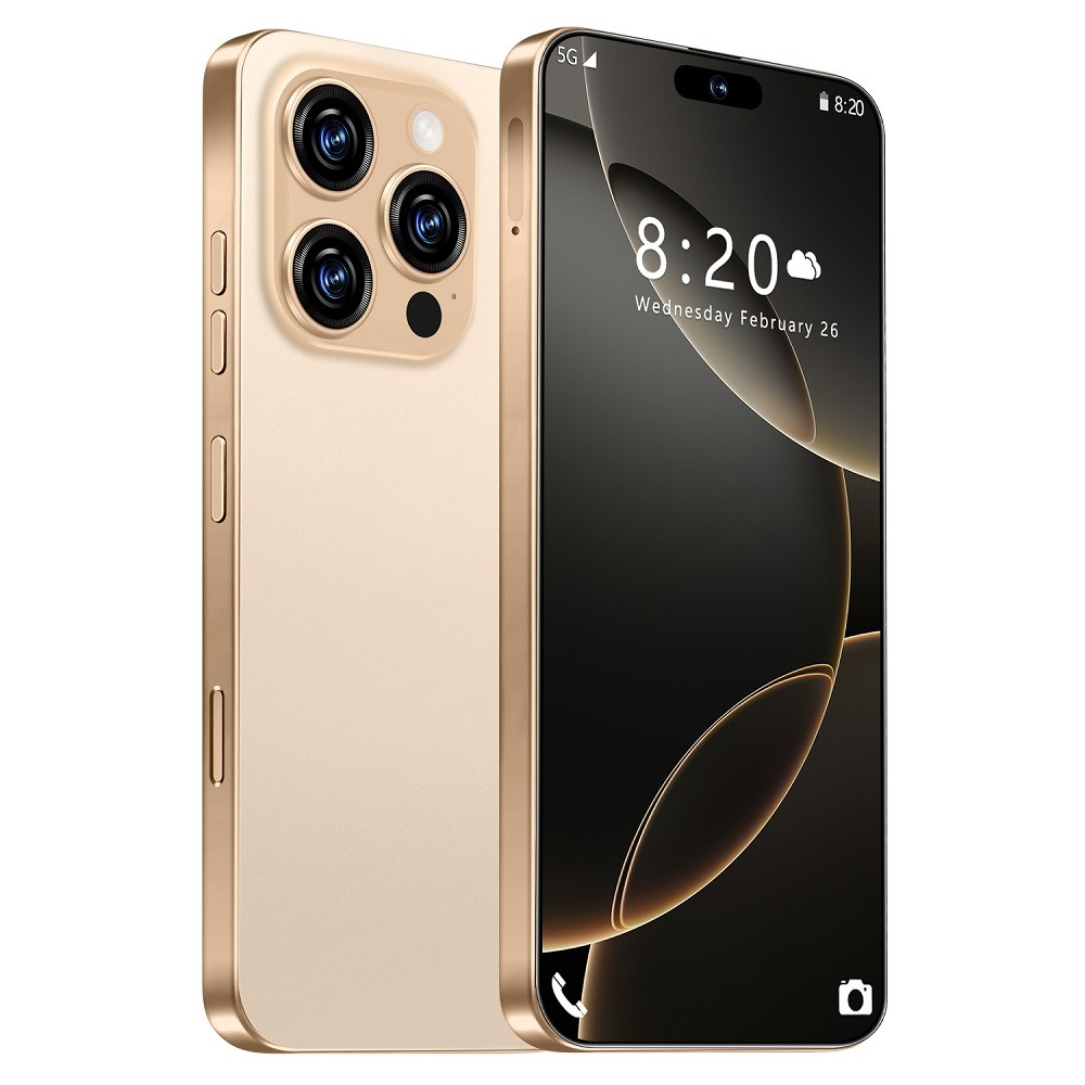 G16 Pro Max 8+256GB Unlocked Cell Phone 5G Dual SIM Android 15 Smartphone Mobile