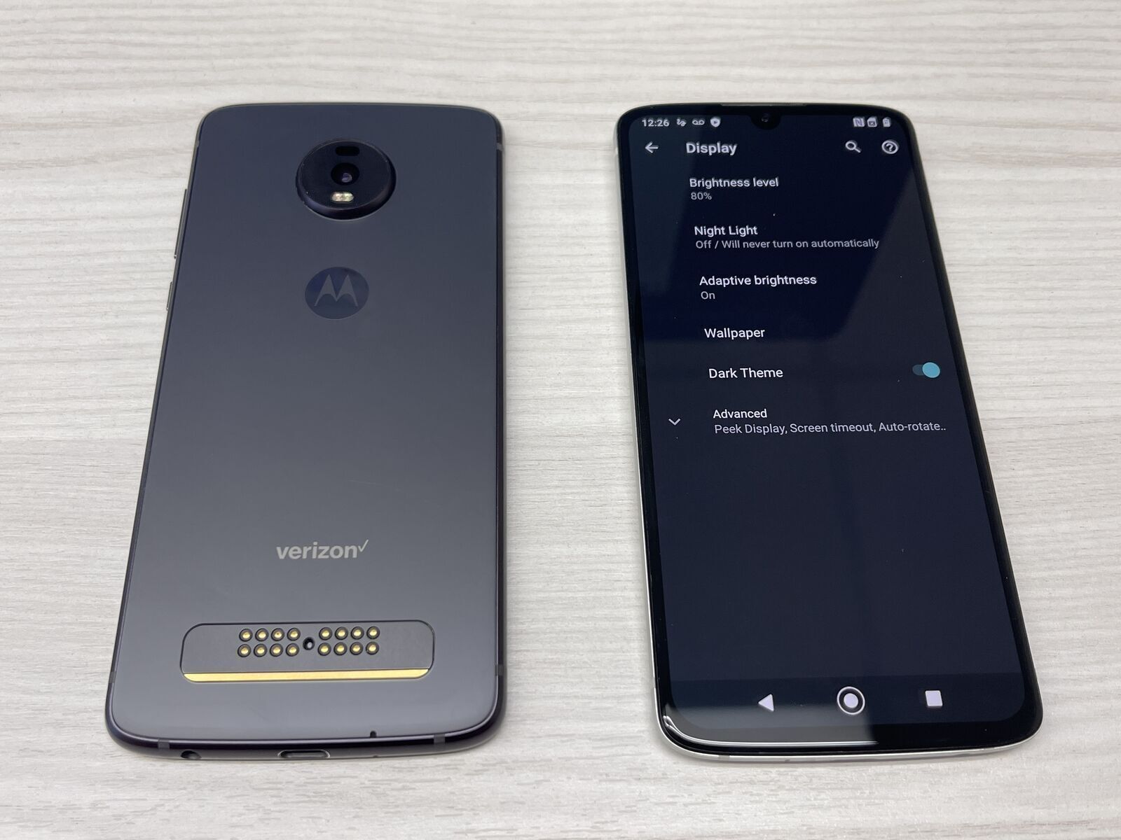 Motorola XT1980-4 Moto Z4 Verizon UNLOCKED 4G LTE 128GB Smart Phone OPEN BOX US