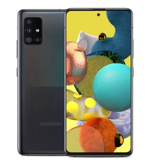 New Sealed Samsung Galaxy A51 4G 128GB Factory Unlocked Black Smartphone