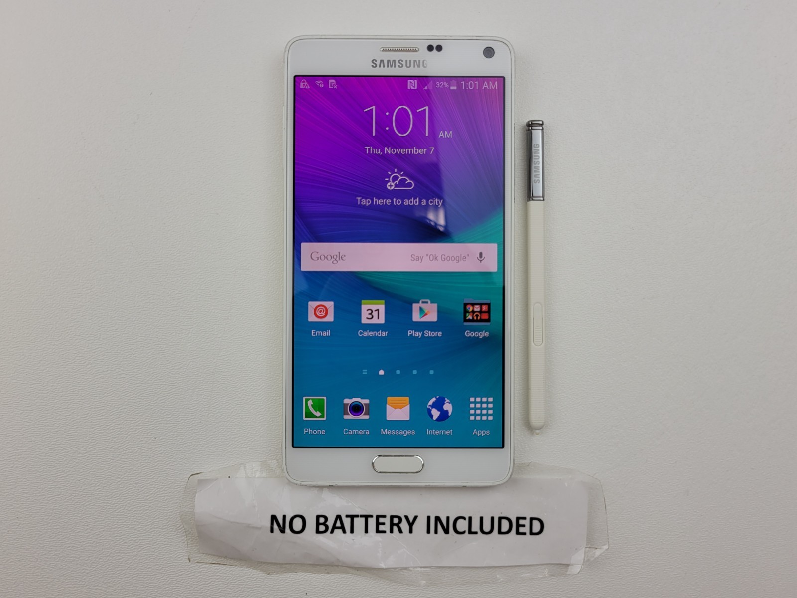 Samsung Galaxy Note 4 (SM-N910A) 32GB (AT&T) Smartphone – Clean IMEI – H2105