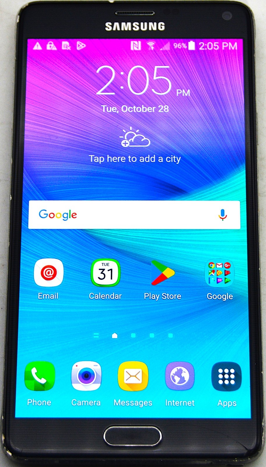 Samsung Galaxy Note 4 32GB SM-N910A UNLOCKED AT&T CARRIER *USED/TESTED/READ*