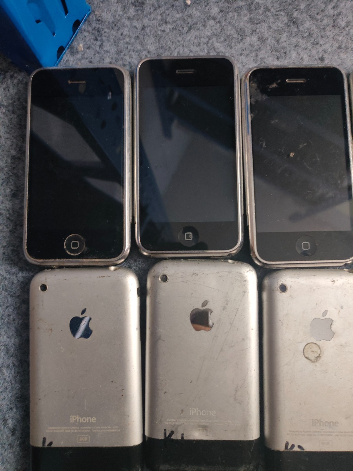 Original Apple iPhone 1st Gen iPhone 2G 8GB A1203 Black for Parts Not Working