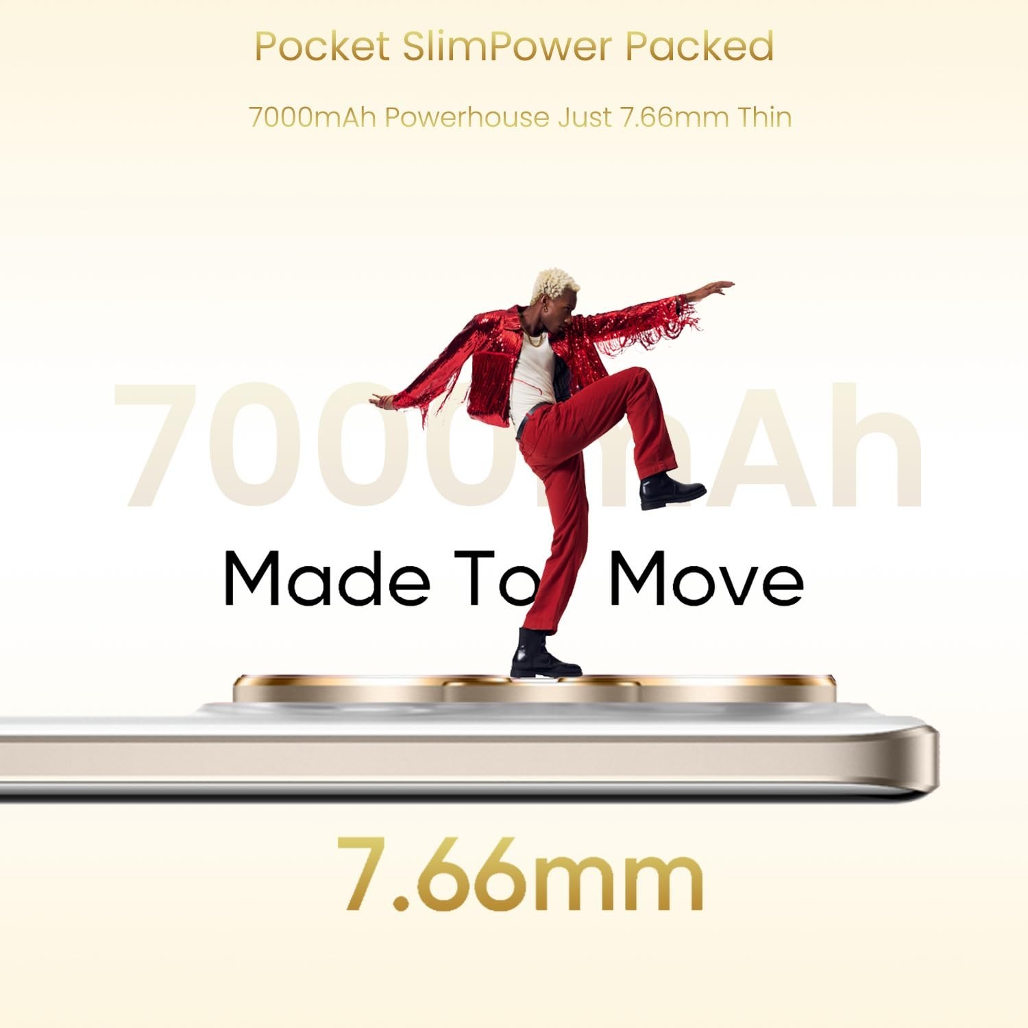 realme 15 5G (Flowing Silver, 256 GB) (8 GB RAM) Mediatek Dimensity 7300+ 5G Pro