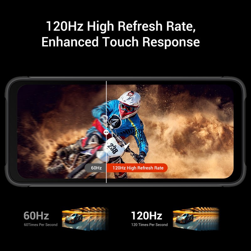 6.88″ FOSSiBOT F112 PRO 5G Rugged Phone Android 14 Mobile Waterproof 256G Global