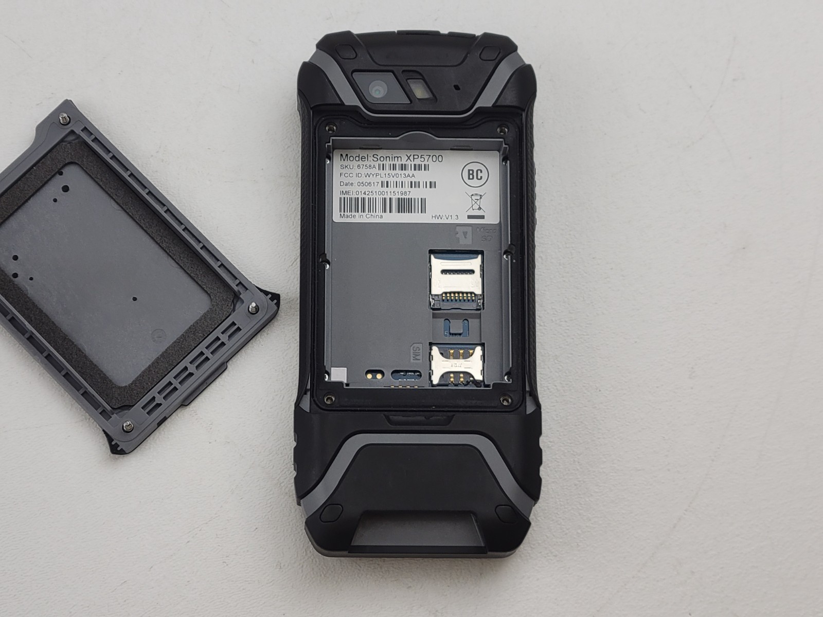 Sonim XP5 (XP5700) 4GB – Black (AT&T) Rugged Smartphone – Clean IMEI – H6611