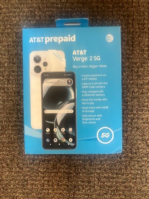 AT&T Verge 2 5G Smartphone – Ivory White – 64GB Internal Storage ! ! ! ! !