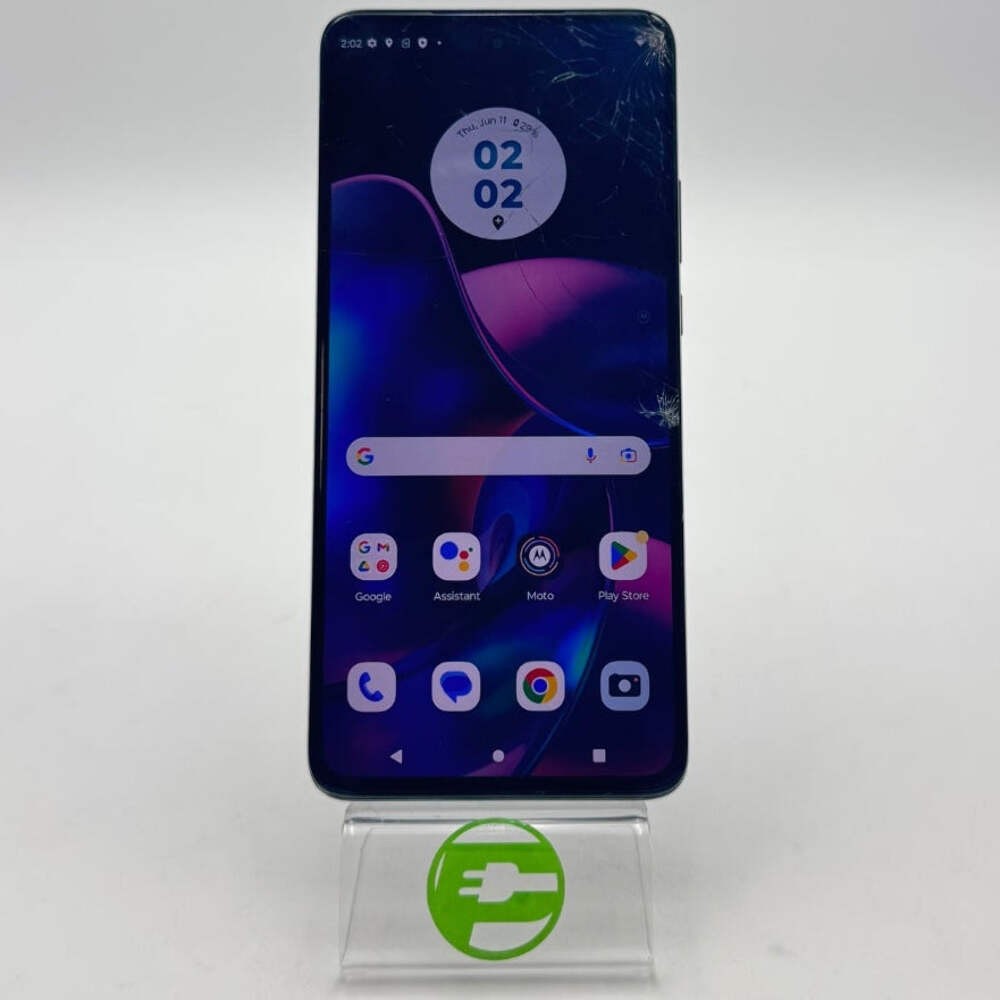 Broken Factory Unlocked Motorola Edge 2022 256GB 13 XT2205-1 Cracked Screen