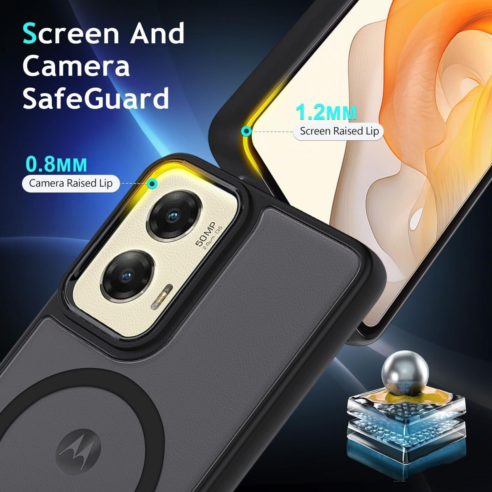 For Motorola Moto G Stylus 5G 2024 Case w/Military-Grade Protection, Slim Cover