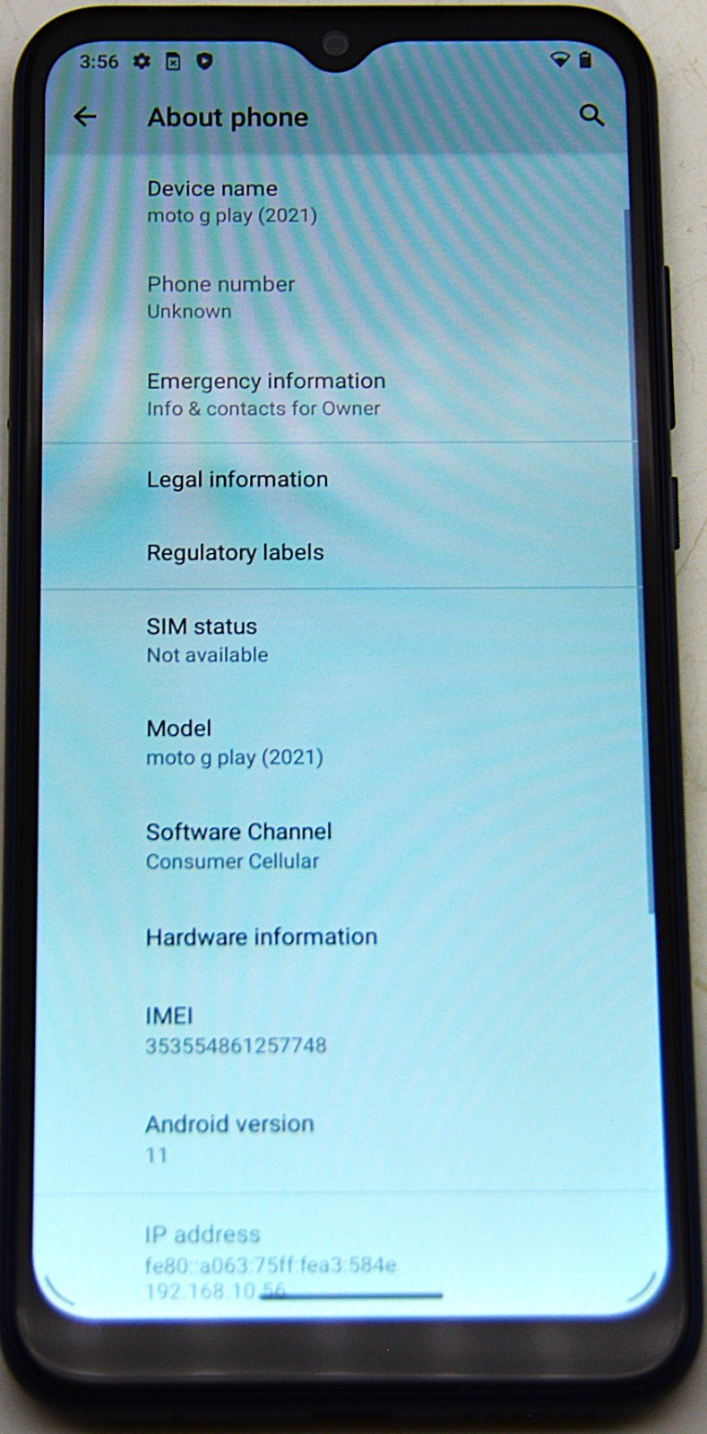 Motorola Moto G Play 2021 32GB XT2093-4 UNLOCKED AT&T CARRIER *USED/TESTED*