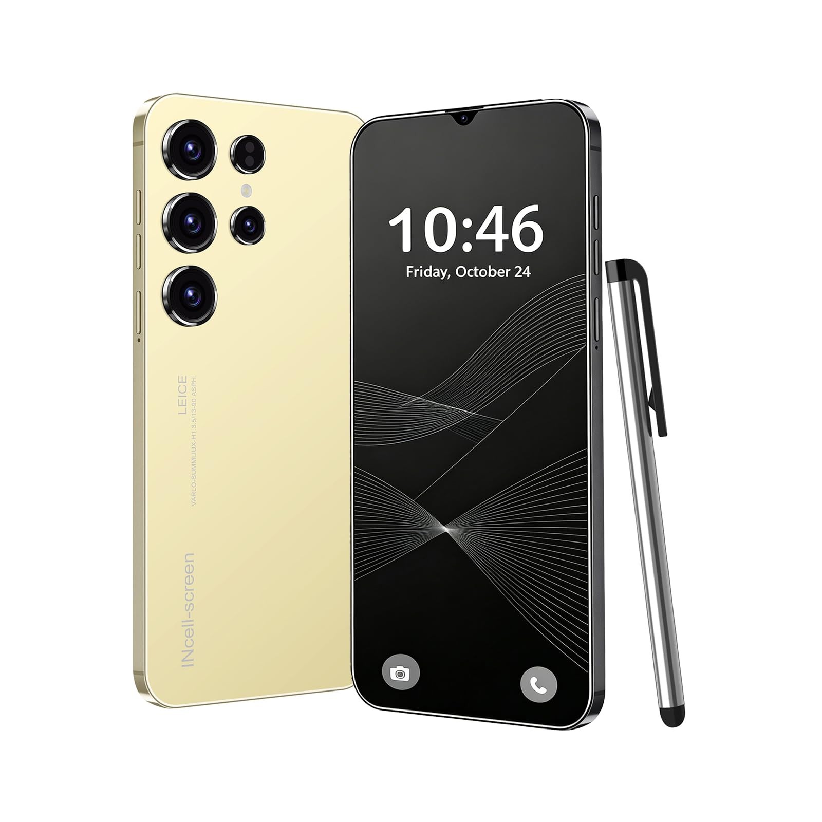 C24 Unlocked Phone,Android 14 Smartphone,4+128GB Cell Phone,6800mAh Large Bat…