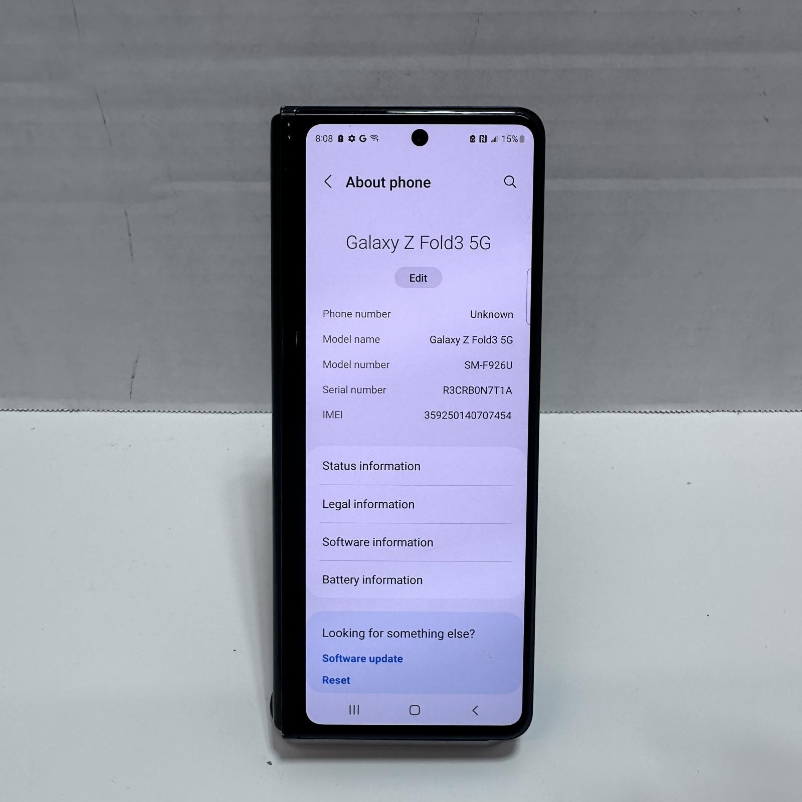 Samsung Galaxy Z Fold3 (SM-F926U) 256GB, Unlocked *Screen Damaged*
