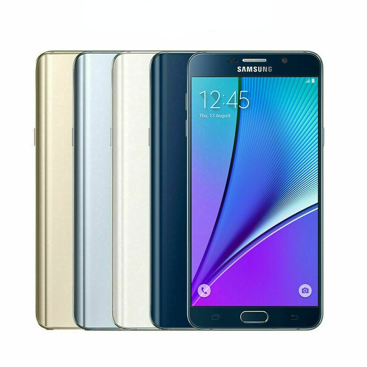 Original Samsung Galaxy Note 5 SM-N920P 32GB Sprint Unlocked Phone Good Gold B+