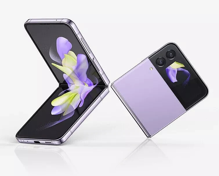 Samsung Galaxy Z Flip 4 5G 128GB F721B SINGLE SIM Lavender Unlocked OPEN BOX US