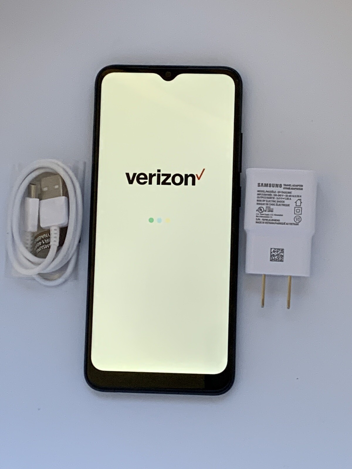 Samsung Galaxy A02 32GB Black Verizon Prepaid Smartphone Excellent Condition
