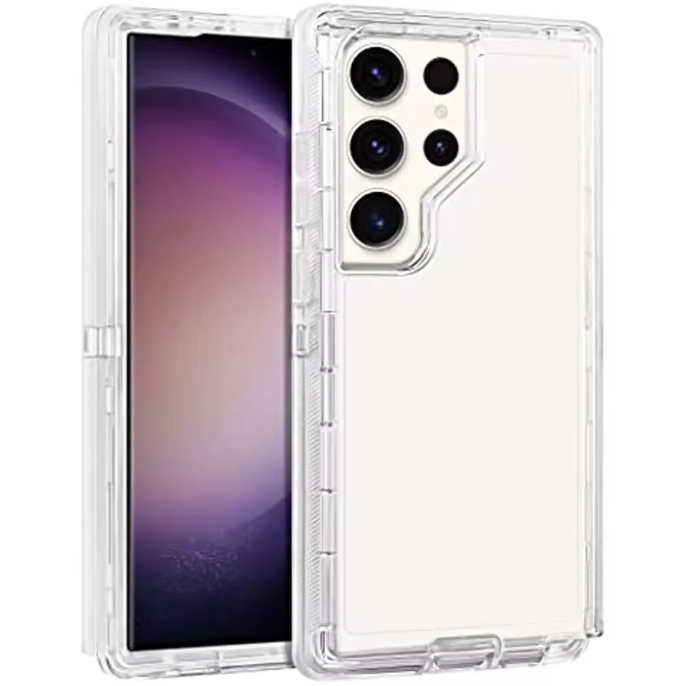 For Samsung Galaxy Note S24 S23 S22+ S21 Ultra Clear Shockproof Phone Case Cover
