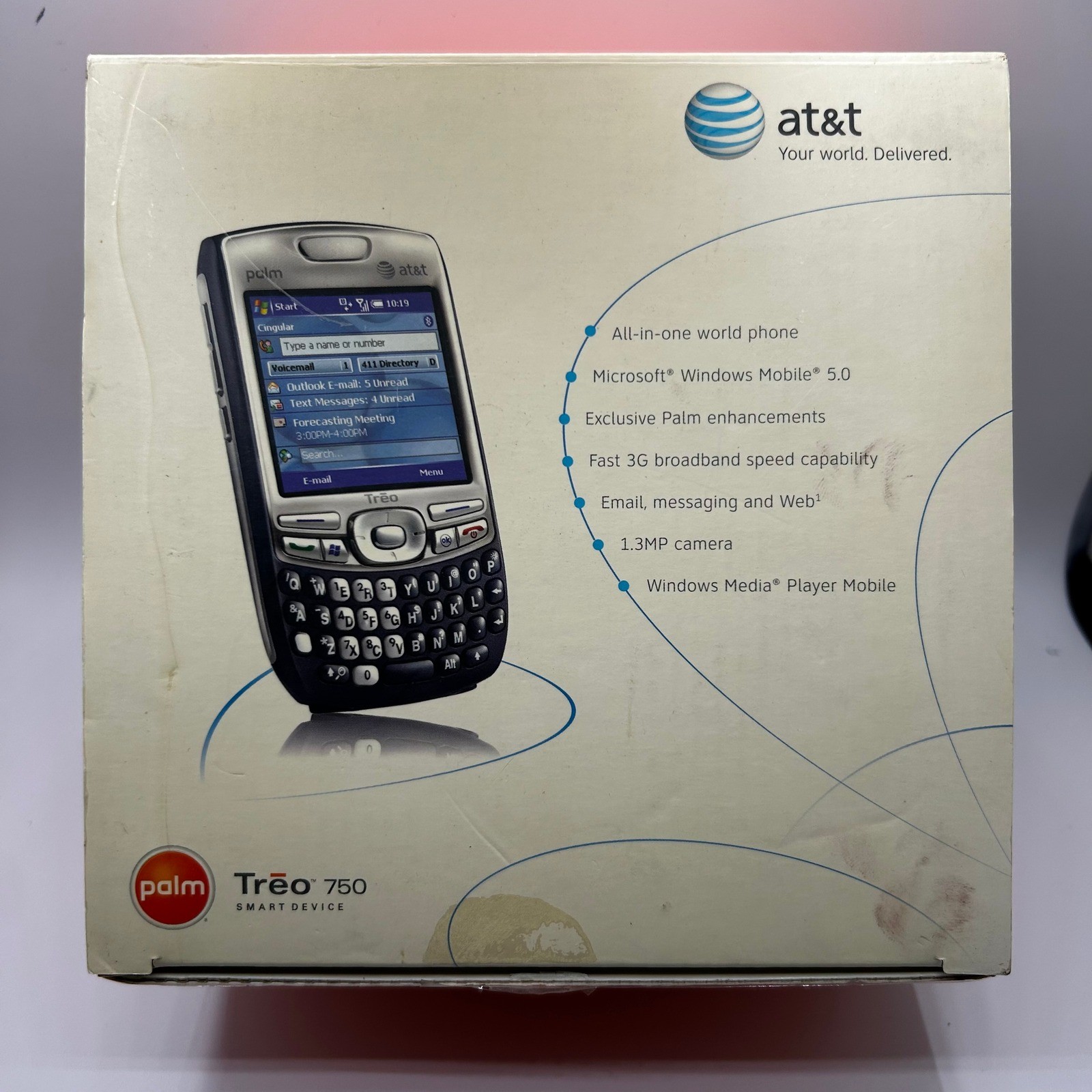Palm Treo 750 AT&T Windows Mobile 5.0 Smartphone QWERTY Vintage READ