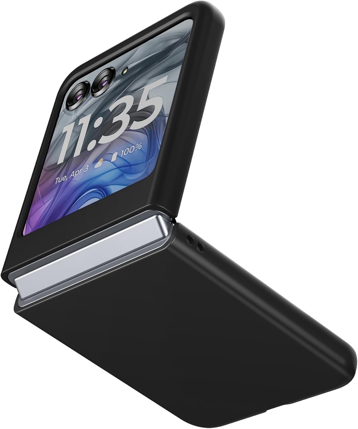 Case for Motorola Razr 2024/2025/2026 – Thin Hard Matte Polycarbonate Cover – Bl