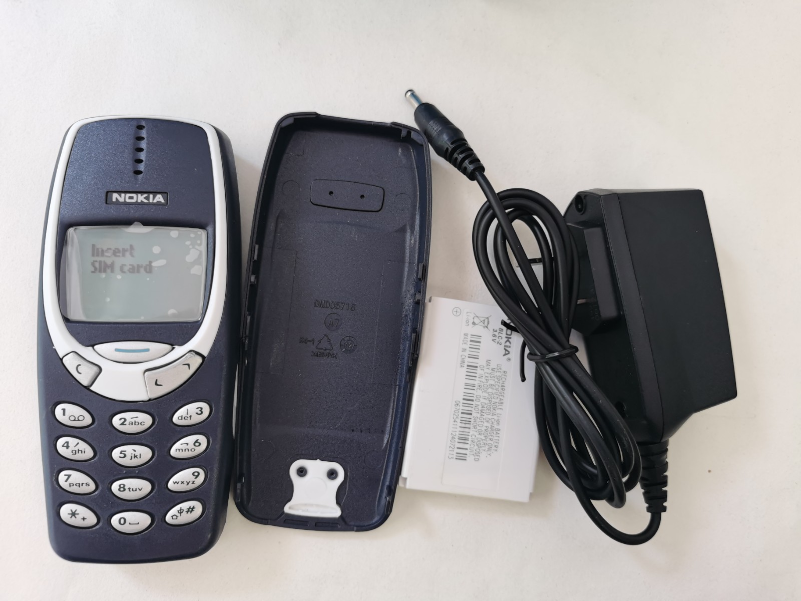 Nokia 3310 Blue Unlocked 2G GSM 900/1800 Good Quality Cellular Phone
