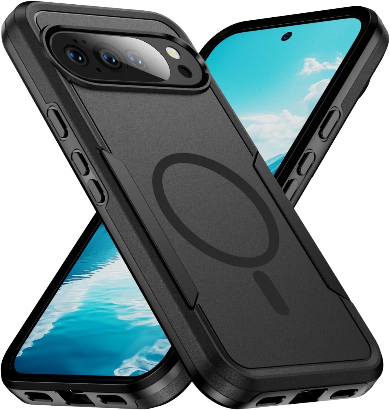 Tough Rugged Shockproof Case for Google Pixel 10 Pro XL, Military Grade Drop