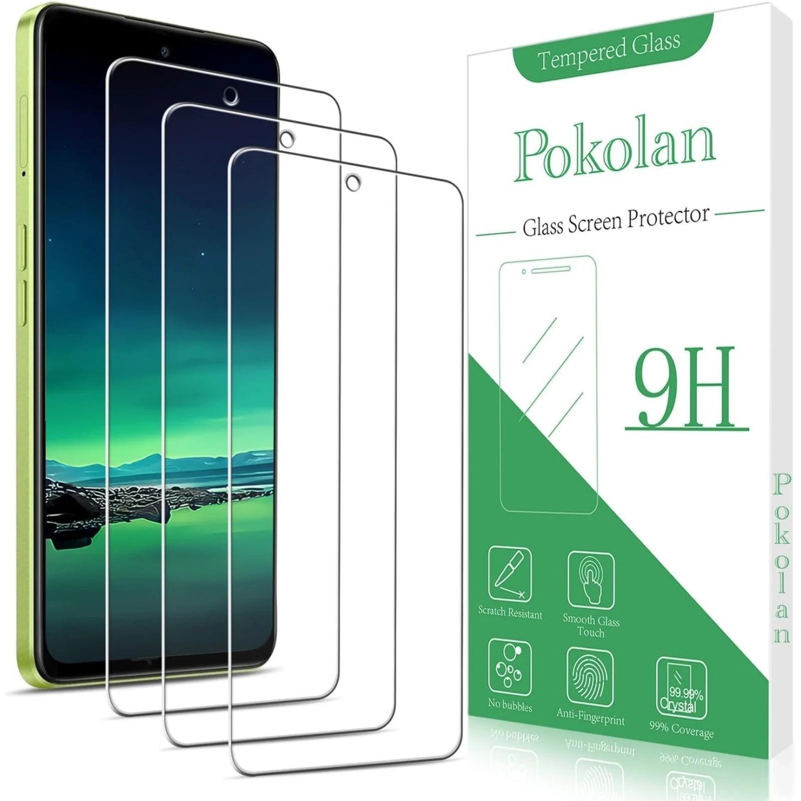 3 Pack Screen Protector & Camera Lens Protector for OnePlus Nord N30 5G, Anti-Sc