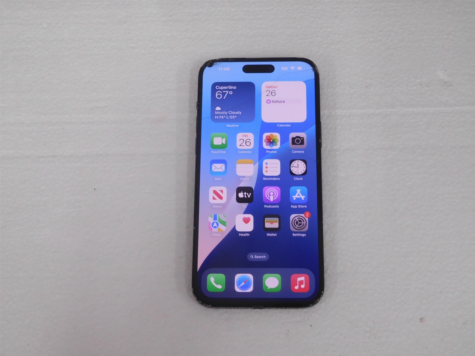 AT&T Apple iphone 15 Plus MTXR3LL/A 128GB Smartphone (please read) #107 (L7)