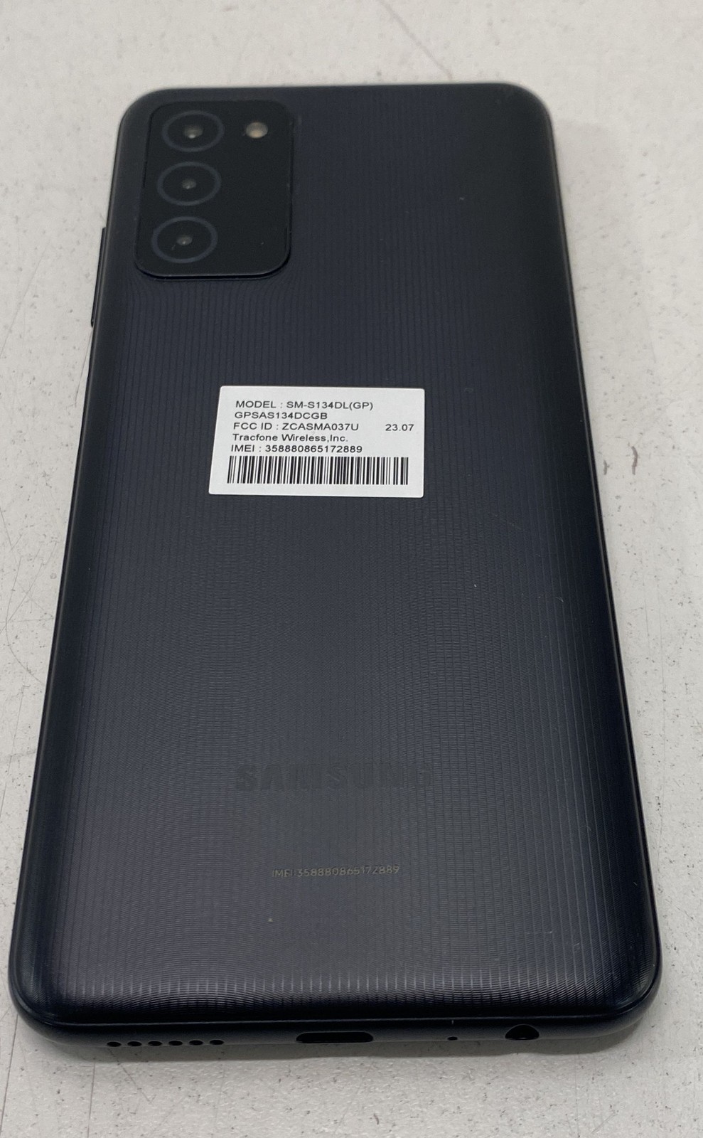Samsung Galaxy A03s SM-S134DL Smartphone Tracfone Black Tested Working