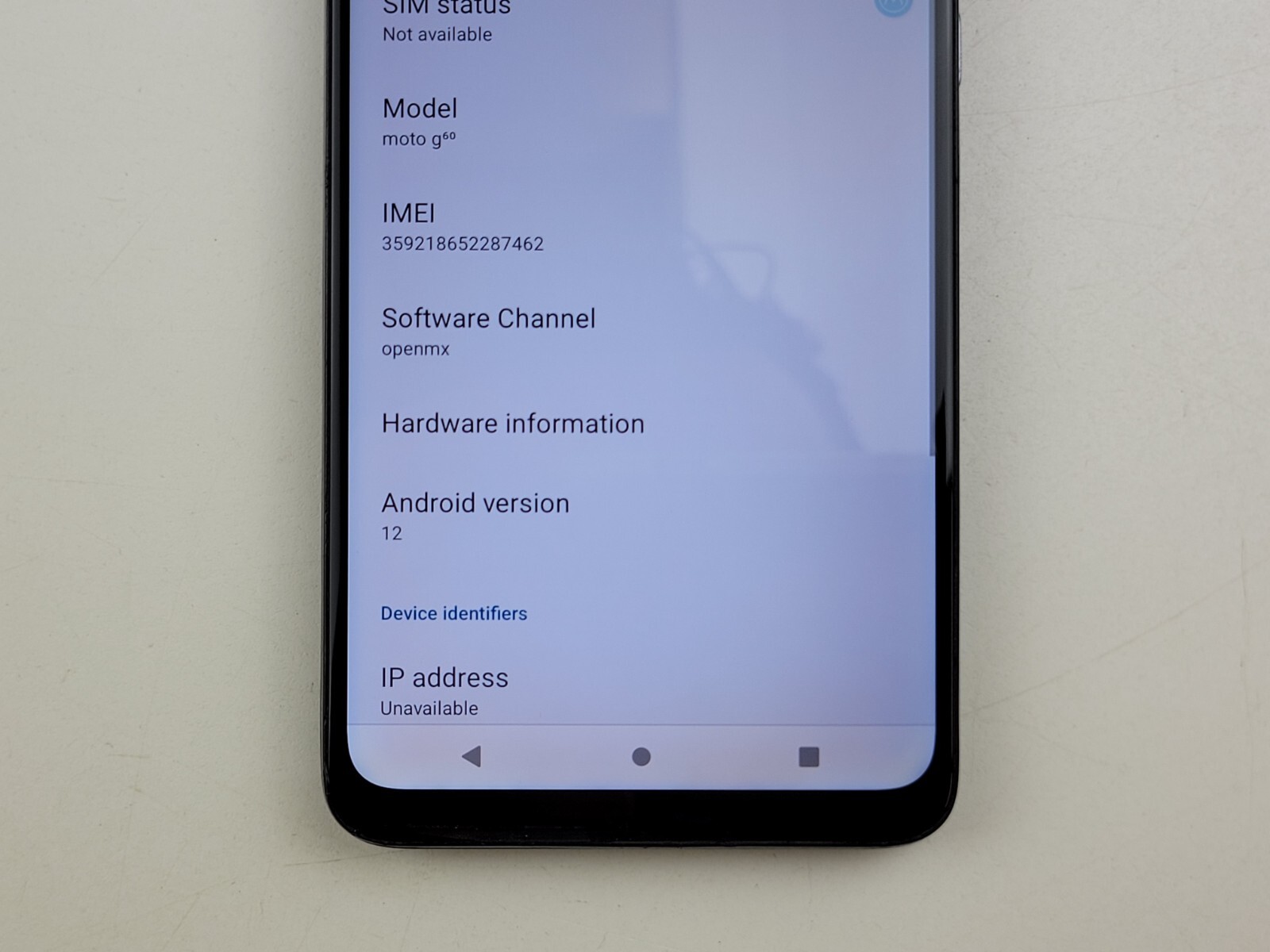 Motorola Moto G60 (XT2135-1) 128GB – Blue (GSM Unlocked) – *PLEASE READ* – H0204