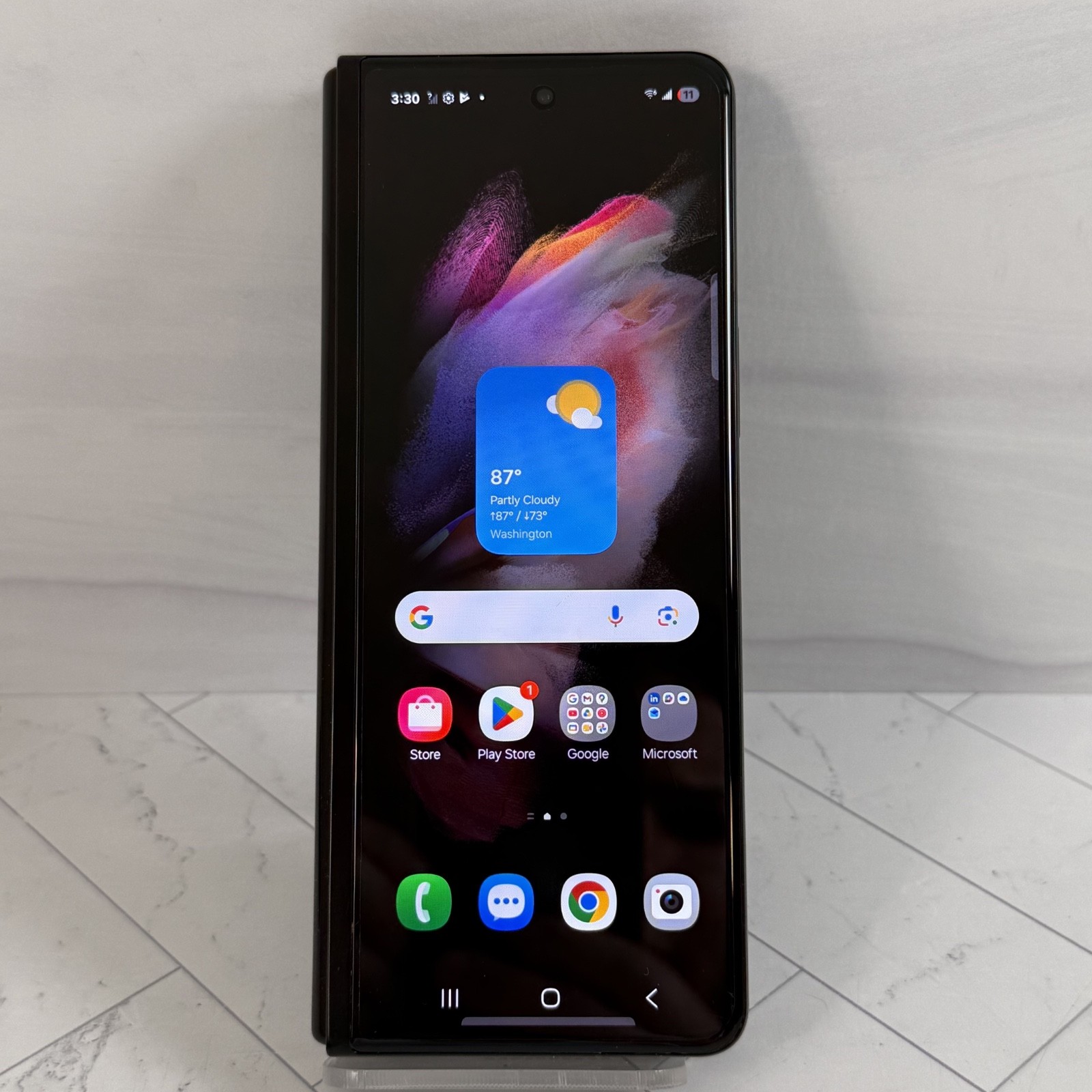 Samsung Galaxy Z Fold3 5G SM-F926U 256GB Phantom Black Unlocked #21