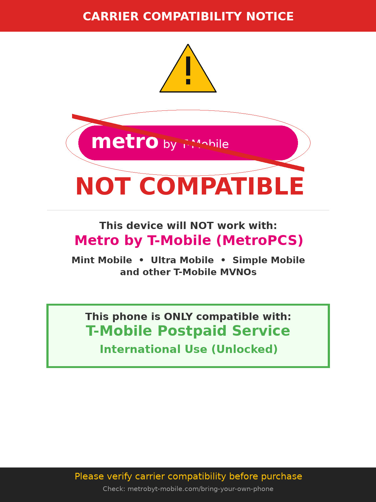 T-Mobile Revvl 6 5G TMAF025G 64GB Blue (T-Mobile/Unlocked) – No Metro