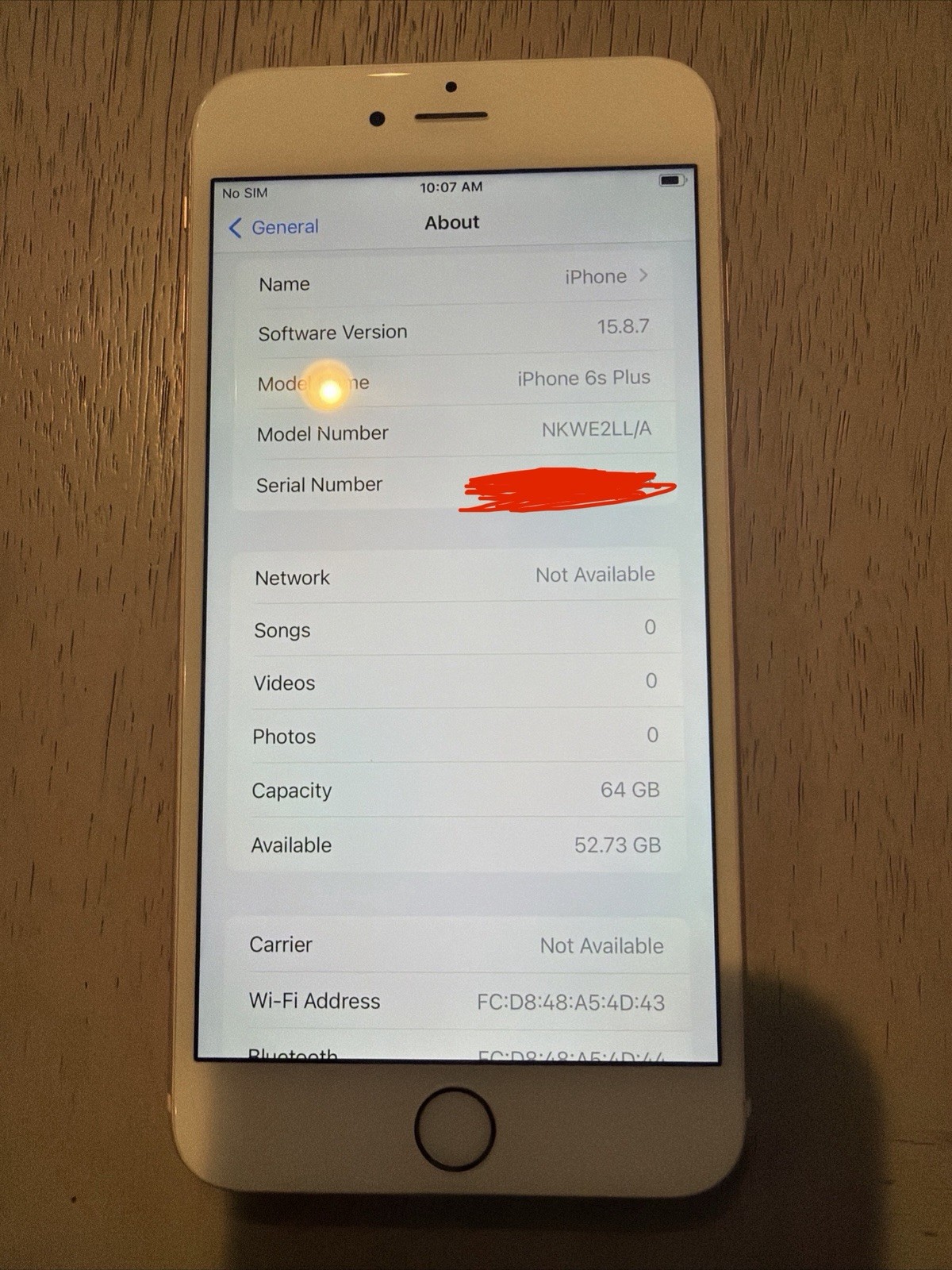Apple iPhone 6S 64GB Rose Gold Att Lock