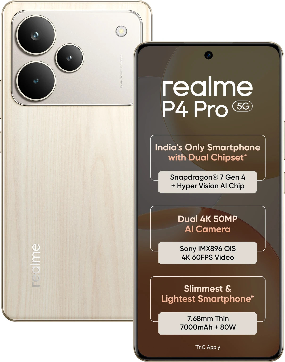 realme P4 Pro 5G (Birch Wood 256 GB)(12 GB ) Snapdragon 7 Gen 4 Global version