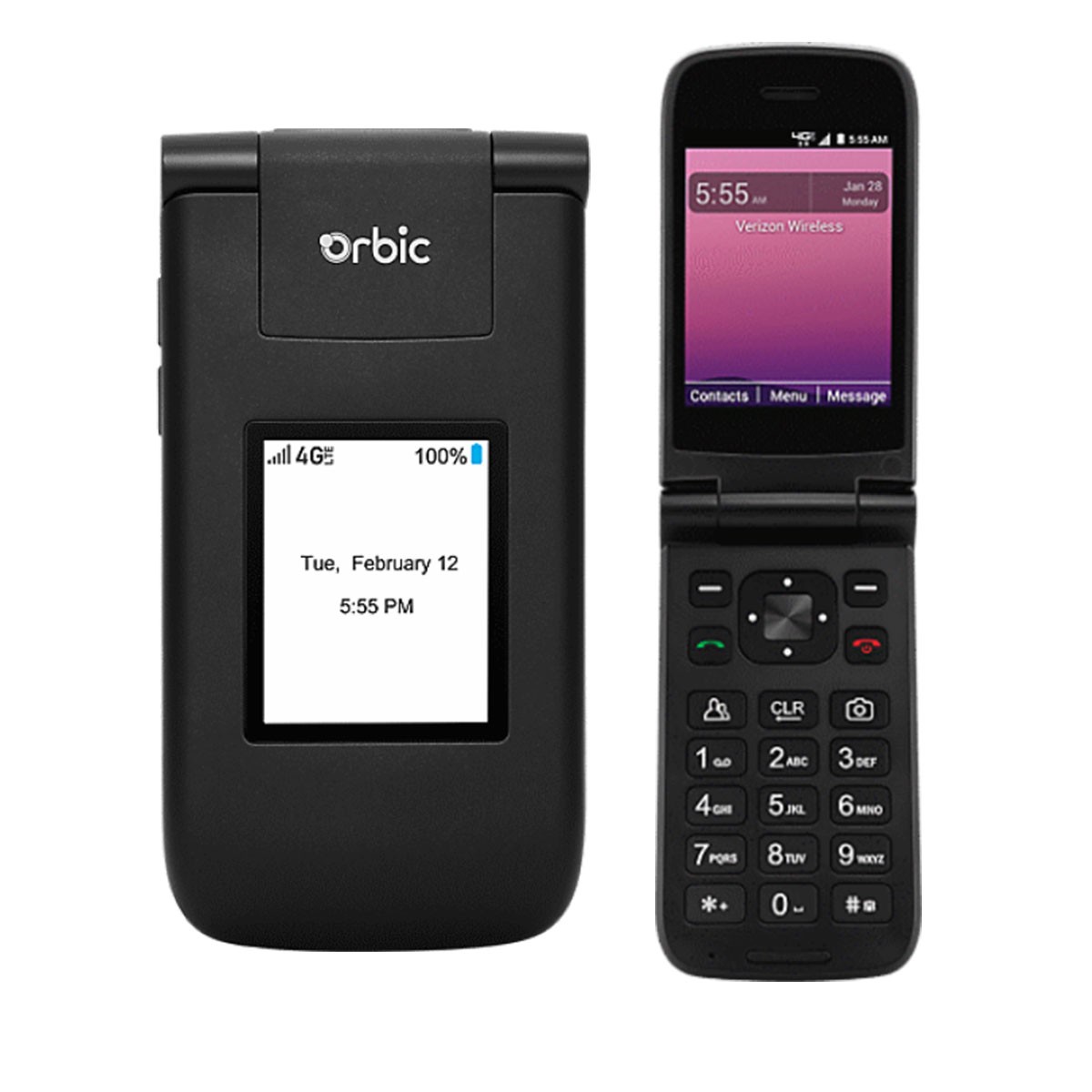 Orbic Journey V RC2200L 4G LTE Flip Phone for Verizon Wireless Only