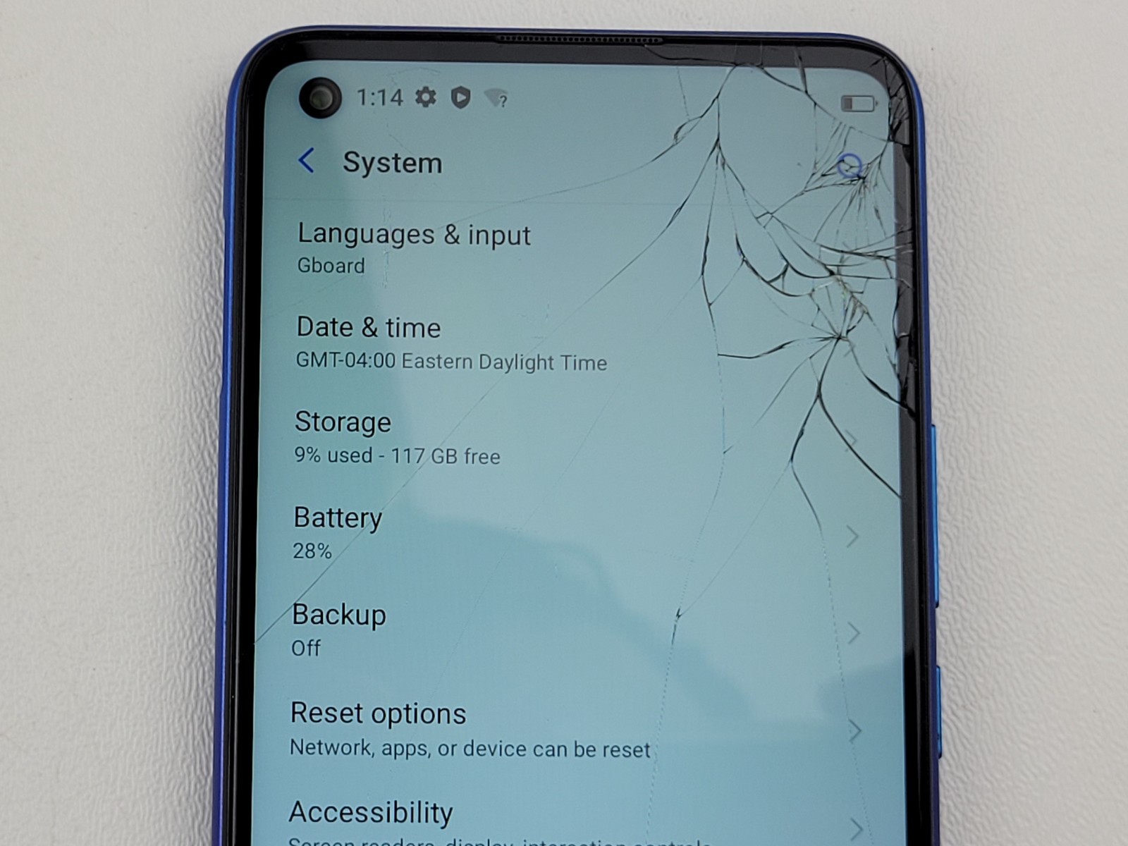 BLU G91 (G0410WW) 128GB – Purple (GSM Unlocked) Dual SIM – *PLEASE READ* – H7765