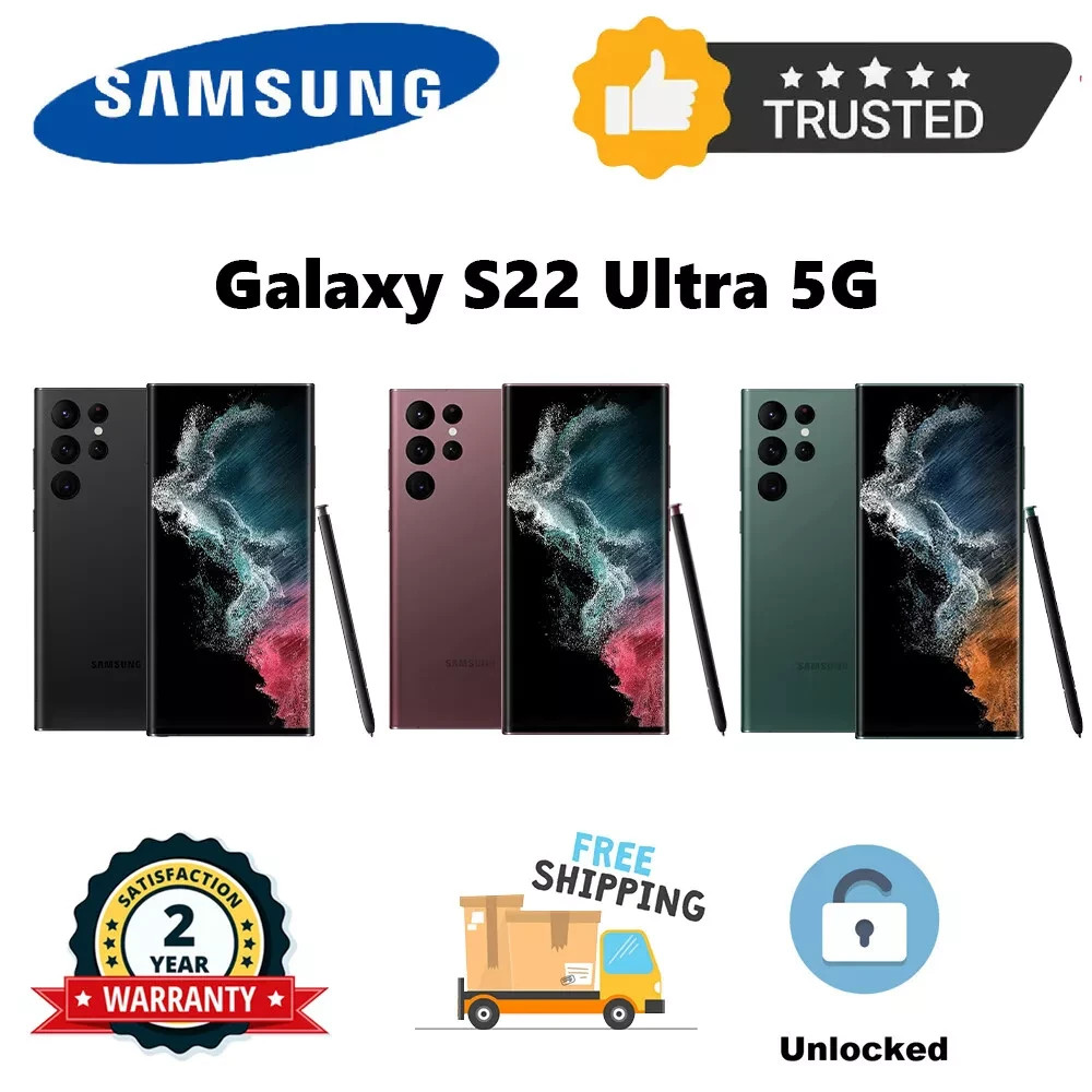 🔥NEW SEALED SAMSUNG GALAXY S23 ULTRA 5G/S22 ULTRA 5G GSM CDMA FACTORY UNLOCKED
