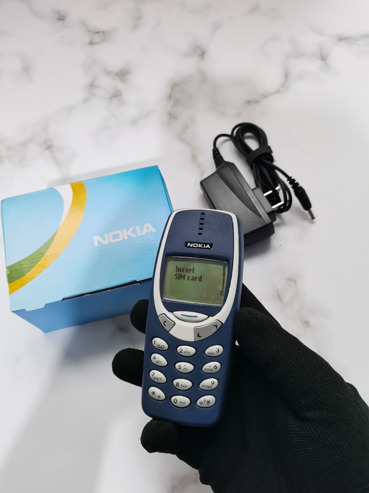 Nokia 3310 – (Unlocked) 2G – 16 MB – Blue – Rare Cellphone -For collectors
