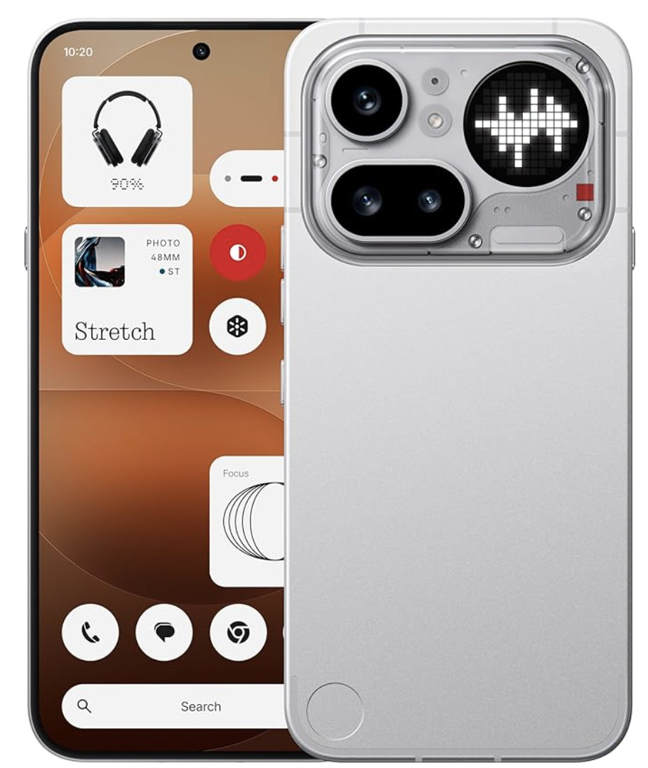 Nothing Phone (4a) Pro (Silver, 128 GB) (8 GB RAM) Unlocked Global Version New