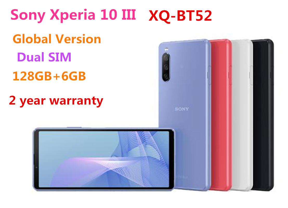 Sony Xperia 10 III XQ-BT52 128GB + 6GB Android Global version Phone – New Sealed