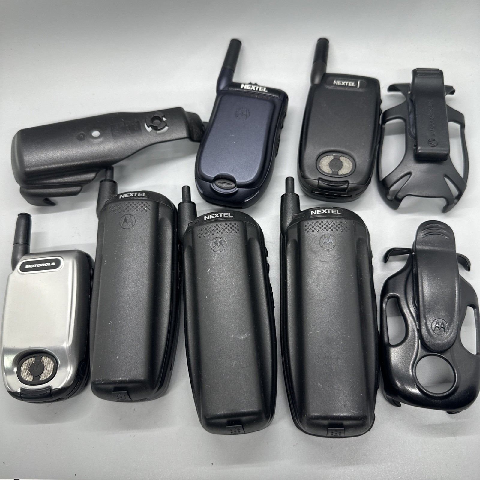 Motorola Nextel Cell Phone Lot of 6 i710 i90c i550 Plus Untested AS-IS