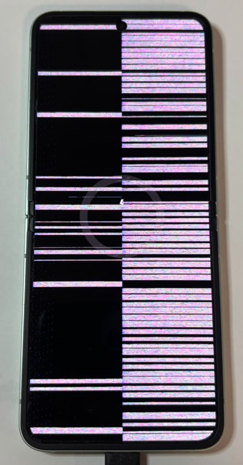 BROKEN LCD Samsung Galaxy Z Flip6 5G SM-F741U1 256GB Factory Unlocked Green Mint