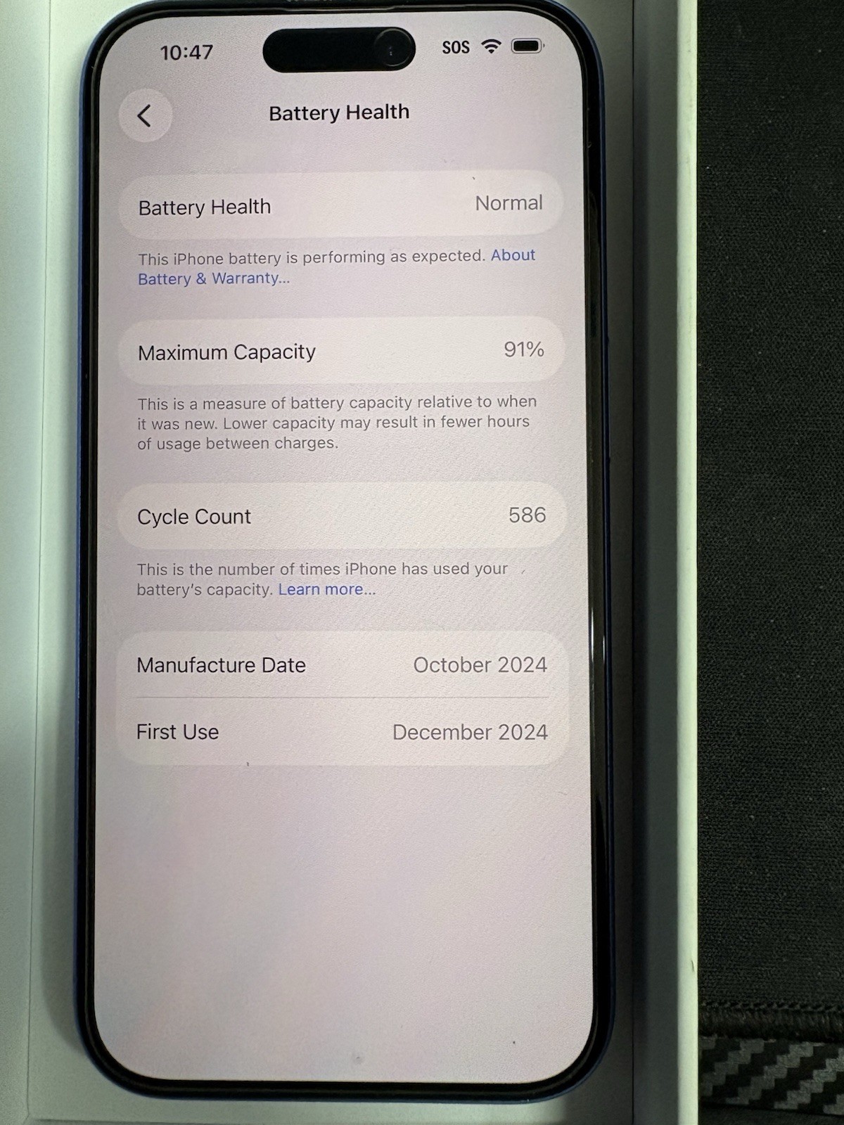 Apple iPhone 16 128GB Blue unlocked