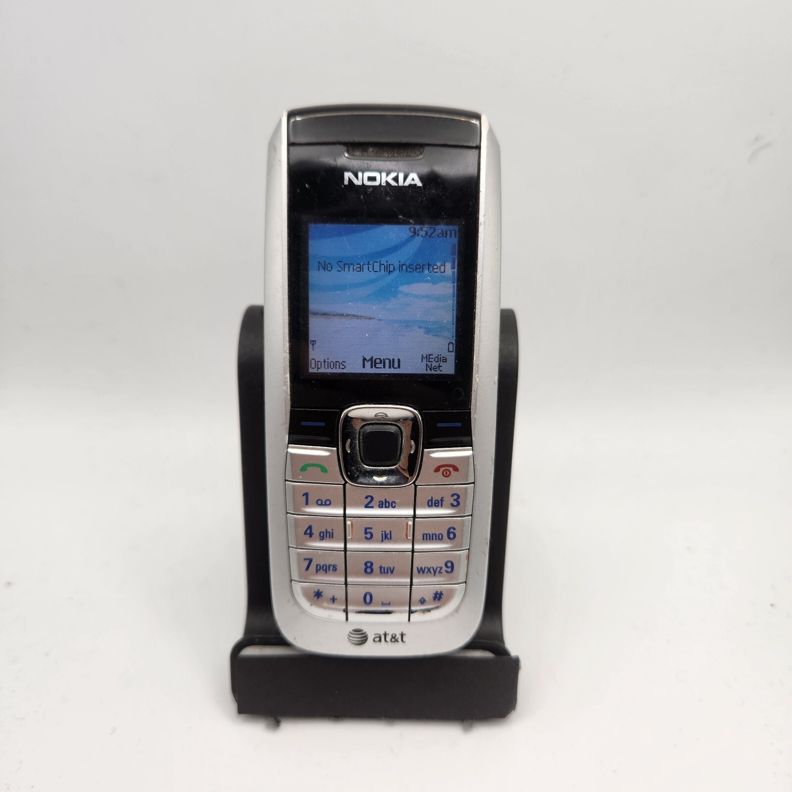 Nokia 2610 Cellular Phone (AT&T) – Silver – ASIS #1513